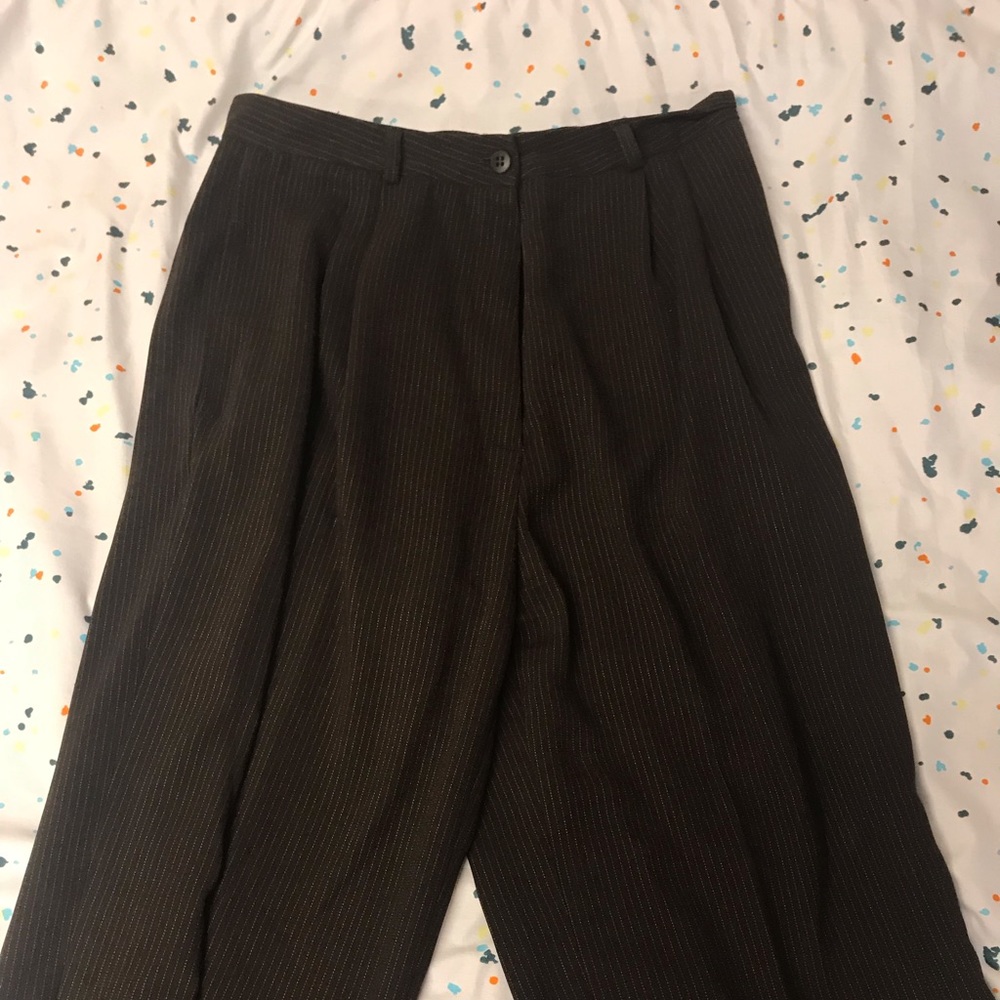 vintage striped slacks